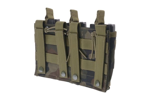 GFC MOLLE Triple Pouch for Rifle Magazines (M4 / AK), Open Type - WZ.93 GFC MOLLE Triple Pouch for Rifle Magazines (M4 / AK), Open Type - WZ.93