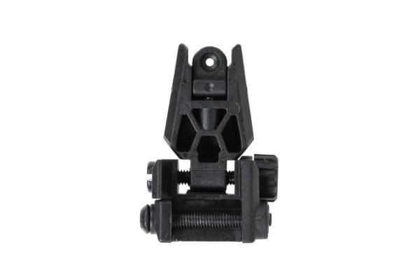 SA AR15 EDGE™ Flip-Up RIS Rail Rear Sight - Black