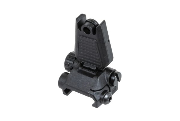 SA AR15 EDGE™ Flip-Up RIS Rail Rear Sight - Black