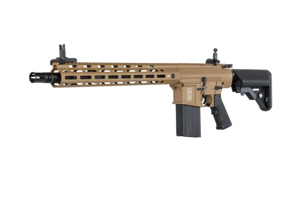 SA SR25 M-LOK (SA-E35 Edge™ Kestrel™ ETU) - Black / Tan SA SR25 M-LOK (SA-E35 Edge™ Kestrel™ ETU) - Black / Tan