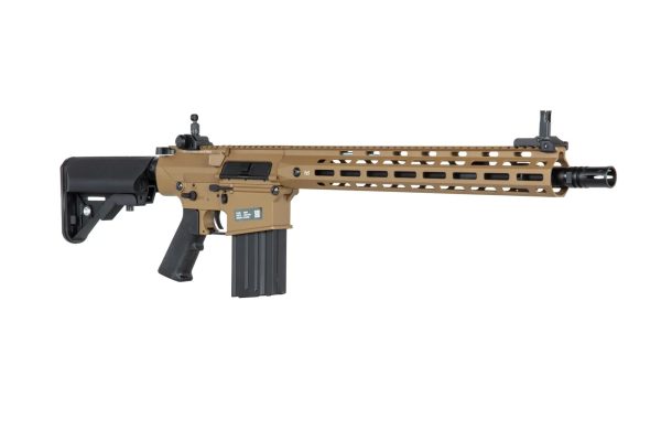 SA SR25 M-LOK (SA-E35 Edge™ Kestrel™ ETU) - Black / Tan SA SR25 M-LOK (SA-E35 Edge™ Kestrel™ ETU) - Black / Tan