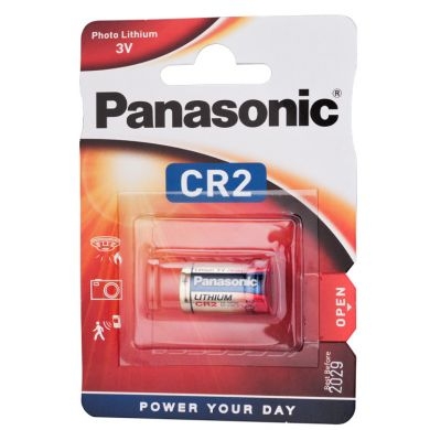 Panasonic CR2 Lithium Power Battery, 3V - 1 Piece Panasonic CR2 Lithium Power Battery, 3V - 1 Piece