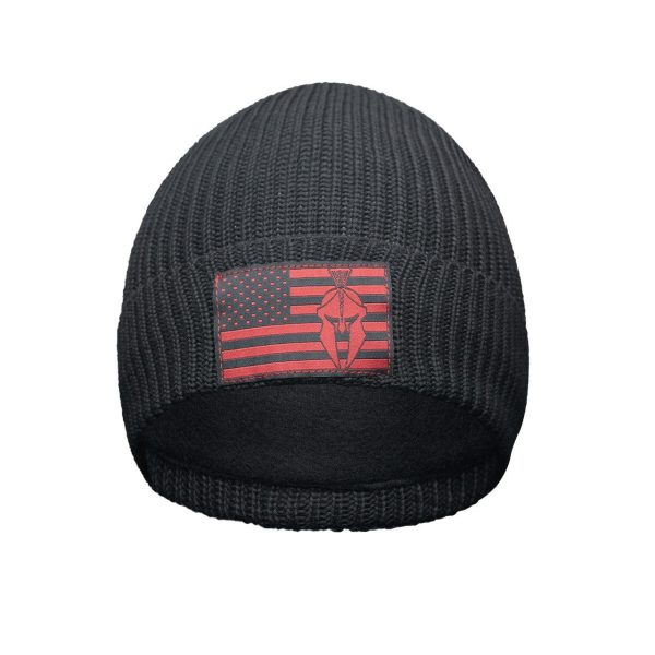 KRYPTEK Flag Beanie, One Size - Black KRYPTEK Flag Beanie, One Size - Black
