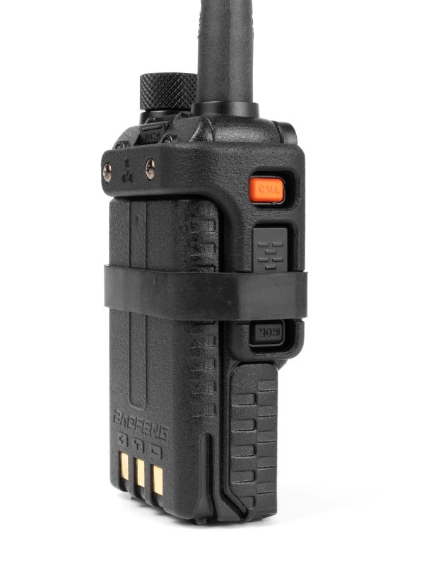 Tridos Baofeng UV-5R PTT Guard and Volume Dial Knob - Black Tridos Baofeng UV-5R PTT Guard and Volume Dial Knob - Black