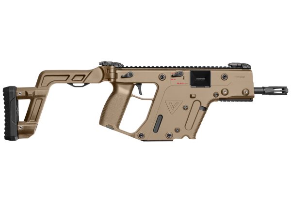 KRYTAC KRISS VECTOR SMG V2 AEG, Folding Stock - Tan KRYTAC KRISS VECTOR SMG V2 AEG, Folding Stock - Tan
