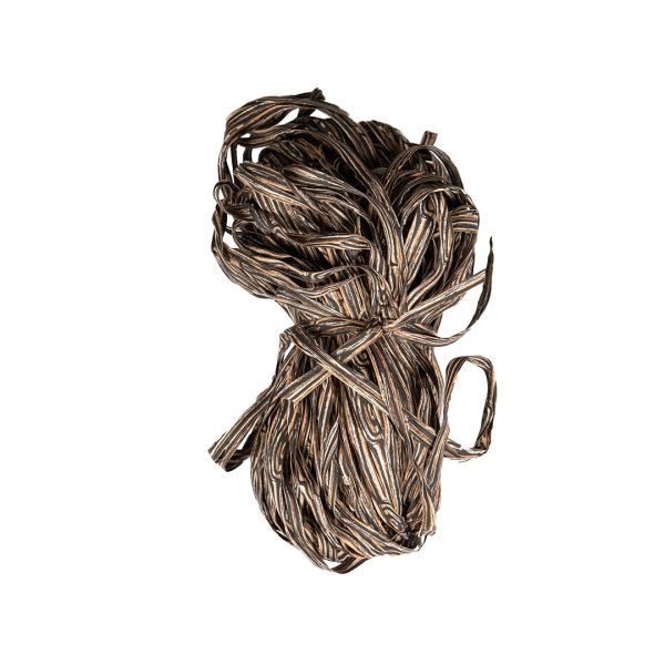 ANAREUS Artificial Camouflage Grass SilkGrass Raffia - Brown Artificial Camouflage Grass SilkGrass Raffia - Brown