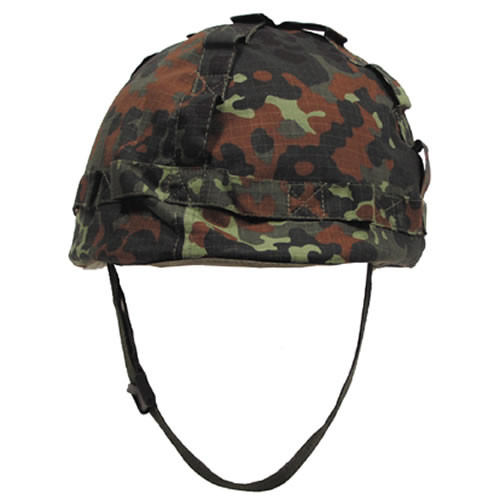 Helmet with plastic coating Flecktarn Helmet with plastic coating Flecktarn