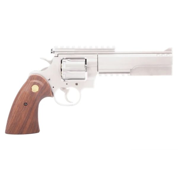 King Arms PYTHON 357 EVIL Gas Revolver - Silver King Arms PYTHON 357 EVIL Gas Revolver - Silver