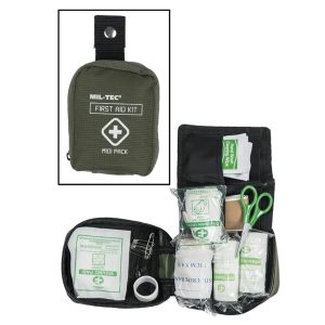 MIL-TEC FIRST AID KIT - MIDI PACK - Green MIL-TEC FIRST AID KIT - MIDI PACK - Green