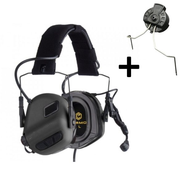 EARMOR M32 PLUS Electronic Tactical Headset, Headband / Helmet Mount - Black EARMOR M32 PLUS Electronic Tactical Headset, Headband / Helmet Mount - Black