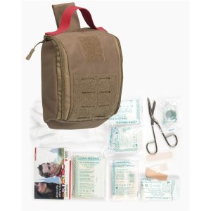 MIL-TEC IFAK Laser-Cut First Aid Kit with Equipment, 20-Piece - Coyote MIL-TEC IFAK Laser-Cut First Aid Kit with Equipment, 20-Piece - Coyote