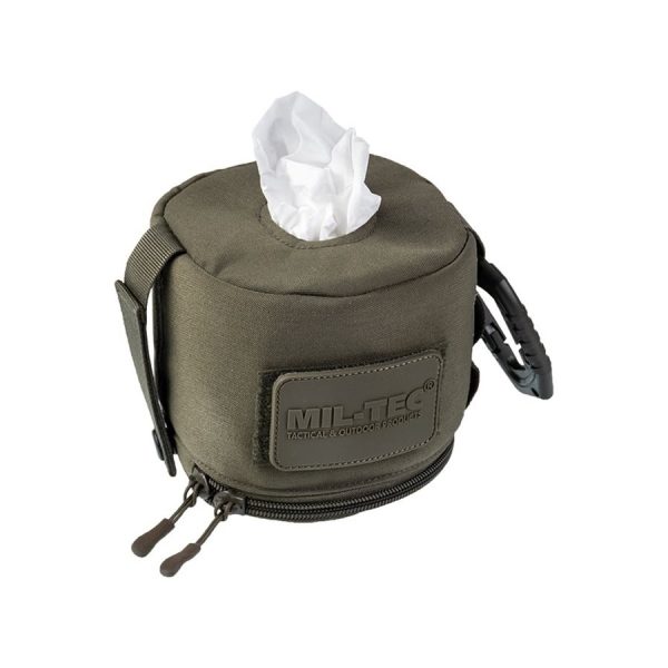 MIL-TEC MOLLE Toilet Paper / Napkin Pouch - Green MIL-TEC MOLLE Toilet Paper / Napkin Pouch - Green