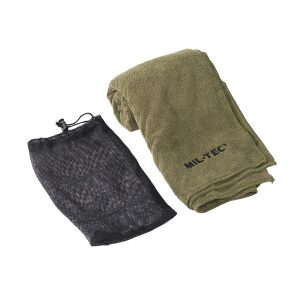 MIL-TEC Quick-Drying Towel MICROFIBRE 120x60 cm - Green MIL-TEC Quick-Drying Towel MICROFIBRE 120x60 cm - Green