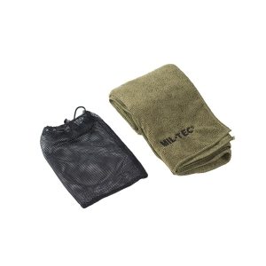 MIL-TEC Quick-Drying Towel MICROFIBRE 80x40 cm - Green MIL-TEC Quick-Drying Towel MICROFIBRE 80x40 cm - Green