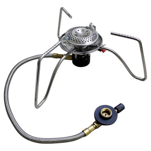 MIL-TEC Cooker with 3500W External Hose for Cartridge Screw - Silver