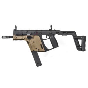 KRYTAC KRISS VECTOR SMG V2 AEG, Folding Stock - Black / Tan KRYTAC KRISS VECTOR SMG V2 AEG, Folding Stock - Black / Tan
