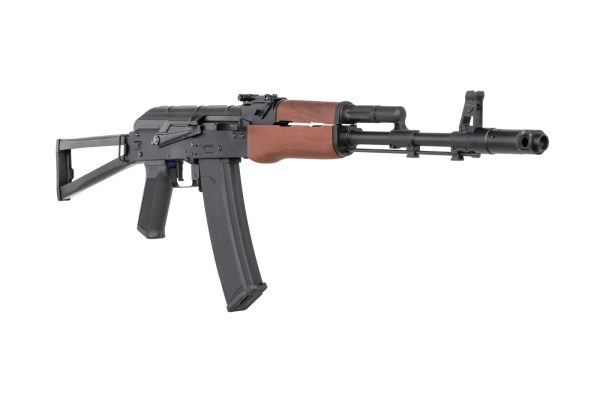 SA AK-74S (SA-J77 CORE™ HAL ETU Gen.2) - Black / Wood SA AK-74S (SA-J77 CORE™ HAL ETU Gen.2) - Black / Wood