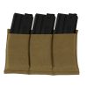 ROTHCO Elastic Pouch for 3 AR15 Rifle Magazines - Coyote Brown ROTHCO Elastic Pouch for 3 AR15 Rifle Magazines - Coyote Brown