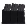 ROTHCO Elastic Pouch for 3 AR15 Rifle Magazines - Black ROTHCO Elastic Pouch for 3 AR15 Rifle Magazines - Black