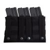 ROTHCO Elastic Pouch for 3 AR15 Rifle Magazines - Black ROTHCO Elastic Pouch for 3 AR15 Rifle Magazines - Black