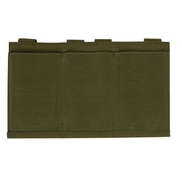 ROTHCO Elastic Pouch for 3 AR15 Rifle Magazines - Green ROTHCO Elastic Pouch for 3 AR15 Rifle Magazines - Green