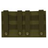 ROTHCO Elastic Pouch for 3 AR15 Rifle Magazines - Green ROTHCO Elastic Pouch for 3 AR15 Rifle Magazines - Green