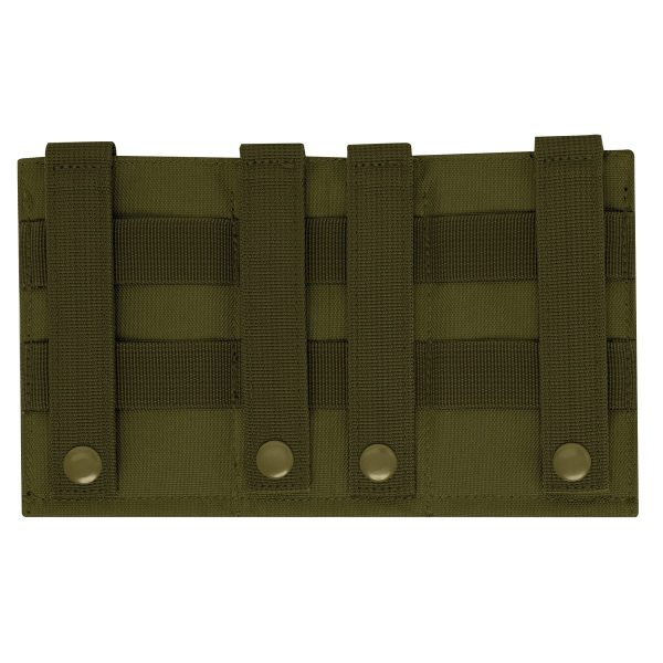 ROTHCO Elastic Pouch for 3 AR15 Rifle Magazines - Green ROTHCO Elastic Pouch for 3 AR15 Rifle Magazines - Green