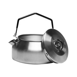 MIL-TEC Stainless Steel Kettle with Lid, 1000 ml - Silver MIL-TEC Stainless Steel Kettle with Lid, 1000 ml - Silver