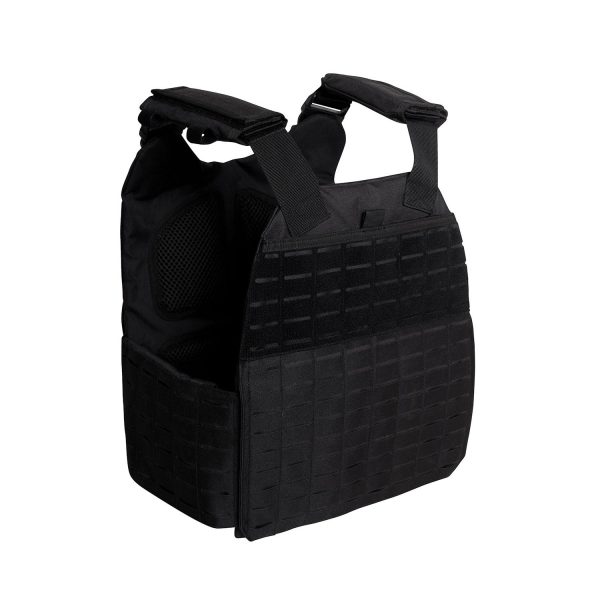 ROTHCO Plate Carrier Laser-Cut MOLLE VEST (2XL/3XL) - Black ROTHCO Plate Carrier Laser-Cut MOLLE VEST (2XL/3XL) - Black