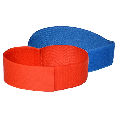 101INC Team Armband Tapes, 5+5 Pieces - Blue / Red 101INC Team Armband Tapes, 5+5 Pieces - Blue / Red