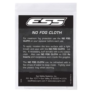 ESS NO FOG Cleaning Cloth for Glasses - Black ESS NO FOG Cleaning Cloth for Glasses - Black