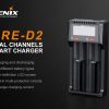 FENIX USB charger ARE-D2 (Li-ion, NiMH) - Black FENIX USB charger ARE-D2 (Li-ion, NiMH) - Black