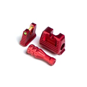 Novritsch TP22 GBB CNC High Sights with Charging Handle - Red
