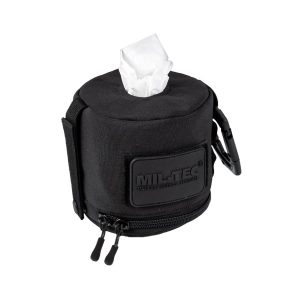 MIL-TEC MOLLE Toilet Paper / Napkin Pouch - Black MIL-TEC MOLLE Toilet Paper / Napkin Pouch - Black
