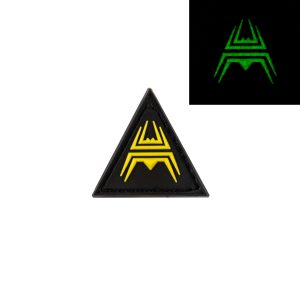 ANAREUS 3D PVC Rubber Patch SPIDER MINI, Luminous (3 cm) - Black 3D PVC Rubber Patch SPIDER MINI, Luminous (3 cm) - Black