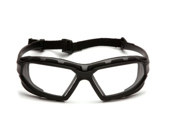 PYRAMEX HIGHLANDER Plus Anti-Fog Safety Glasses - Black / Clear PYRAMEX HIGHLANDER Plus Anti-Fog Safety Glasses - Black / Clear