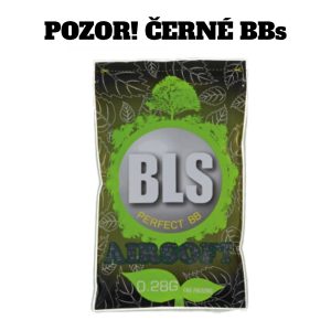 BLS BIO Airsoft Pellets 0.28g, 3500 BBs (Bag) - Black BLS BIO Airsoft Pellets 0.28g, 3500 BBs (Bag) - Black