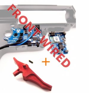JeffTron LEVIATHAN V2 Optical (Front Wired) + CNC SPEED Trigger - Red JeffTron LEVIATHAN V2 Optical (Front Wired) + CNC SPEED Trigger - Red
