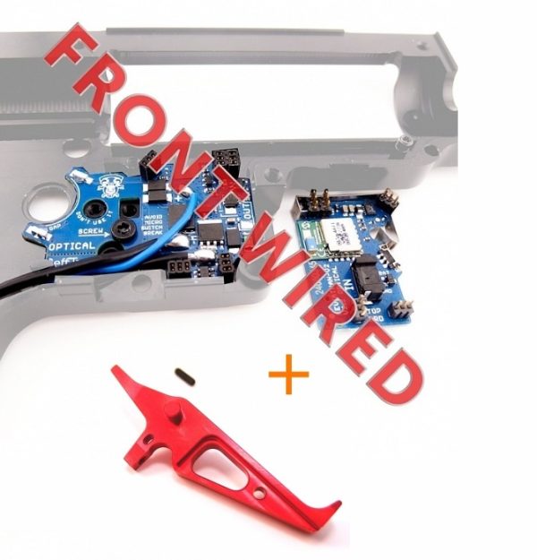 JeffTron LEVIATHAN V2 Optical (Front Wired) + CNC EDGE Trigger - Red JeffTron LEVIATHAN V2 Optical (Front Wired) + CNC EDGE Trigger - Red