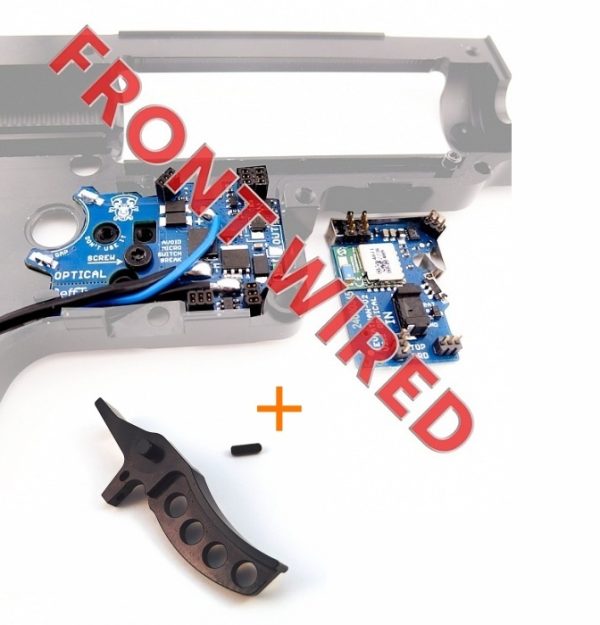 JeffTron LEVIATHAN V2 Optical (Front Wired) + CNC CURVED Trigger - Black
