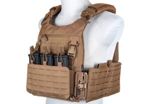 SATAC Tactical QR Plate Carrier - Tan SATAC Tactical QR Plate Carrier - Tan