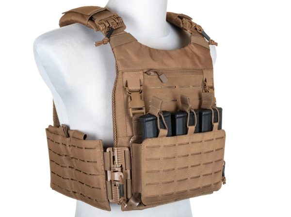 SATAC Tactical QR Plate Carrier - Tan SATAC Tactical QR Plate Carrier - Tan