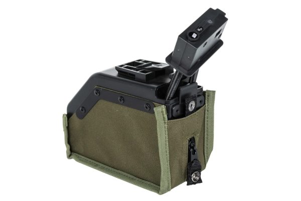 SA Electric Magazine for M249, 1500 BBs - Green SA Electric Magazine for M249, 1500 BBs - Green