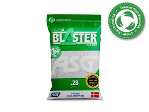 ASG BIO BBs ALPHA Blaster PLA 0,28g, 3500 BBs - White ASG BIO BBs ALPHA Blaster PLA 0,28g, 3500 BBs - White