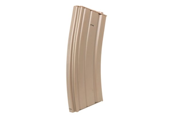 SA STANAG M4 / AR15 Real-Cap Magazine, 30 BBs (Metal) - Tan