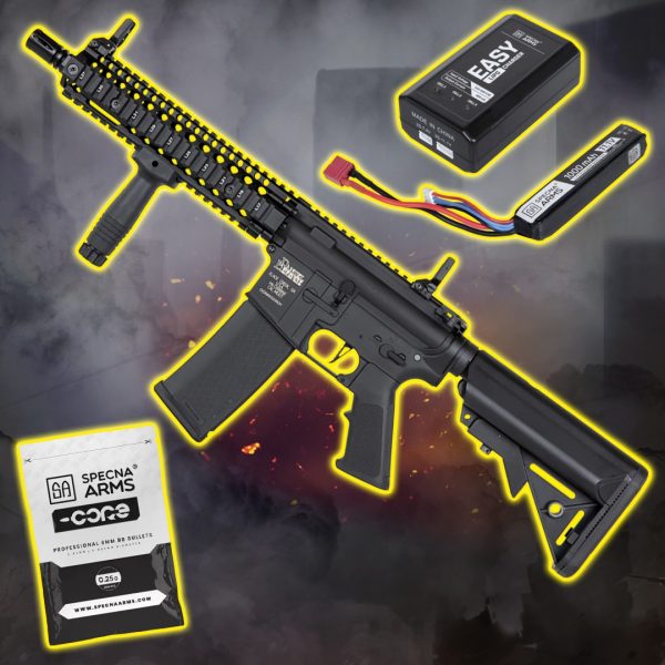 VALUE PACK Set SA Daniel Defense® MK18 (SA-C19 CORE™ HAL ETU™ Gen2) - Black VALUE PACK Set SA Daniel Defense® MK18 (SA-C19 CORE™ HAL ETU™ Gen2) - Black