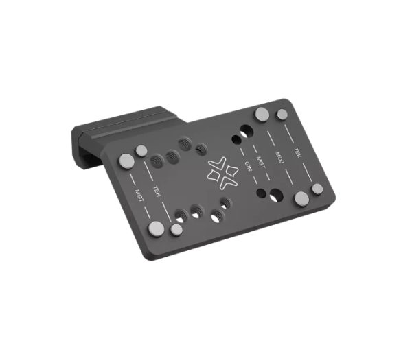 VO Universal 45° Offset Red Dot Sight RIS Mount - Black VO Universal 45° Offset Red Dot Sight RIS Mount - Black