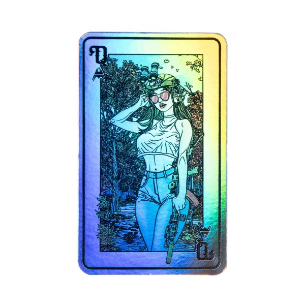 ANAREUS Sticker Lethal Beauties (QUEEN) - Holographic Sticker Lethal Beauties (QUEEN) - Holographic