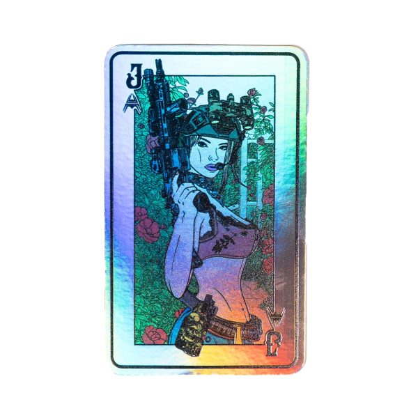 ANAREUS Set of Stickers Lethal Beauties (4 Pieces) - Holographic Set of Stickers Lethal Beauties (4 Pieces) - Holographic