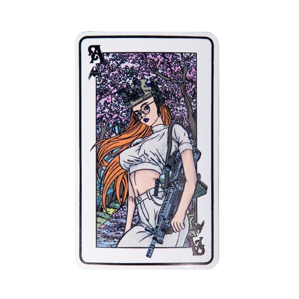 Sticker Lethal Beauties (ACE) - White